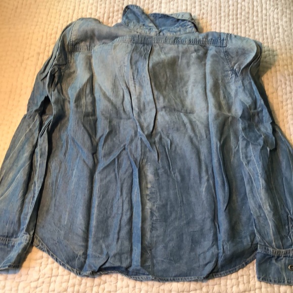 Splendid Lyocell Denim Button Down Shirt - Picture 6 of 8